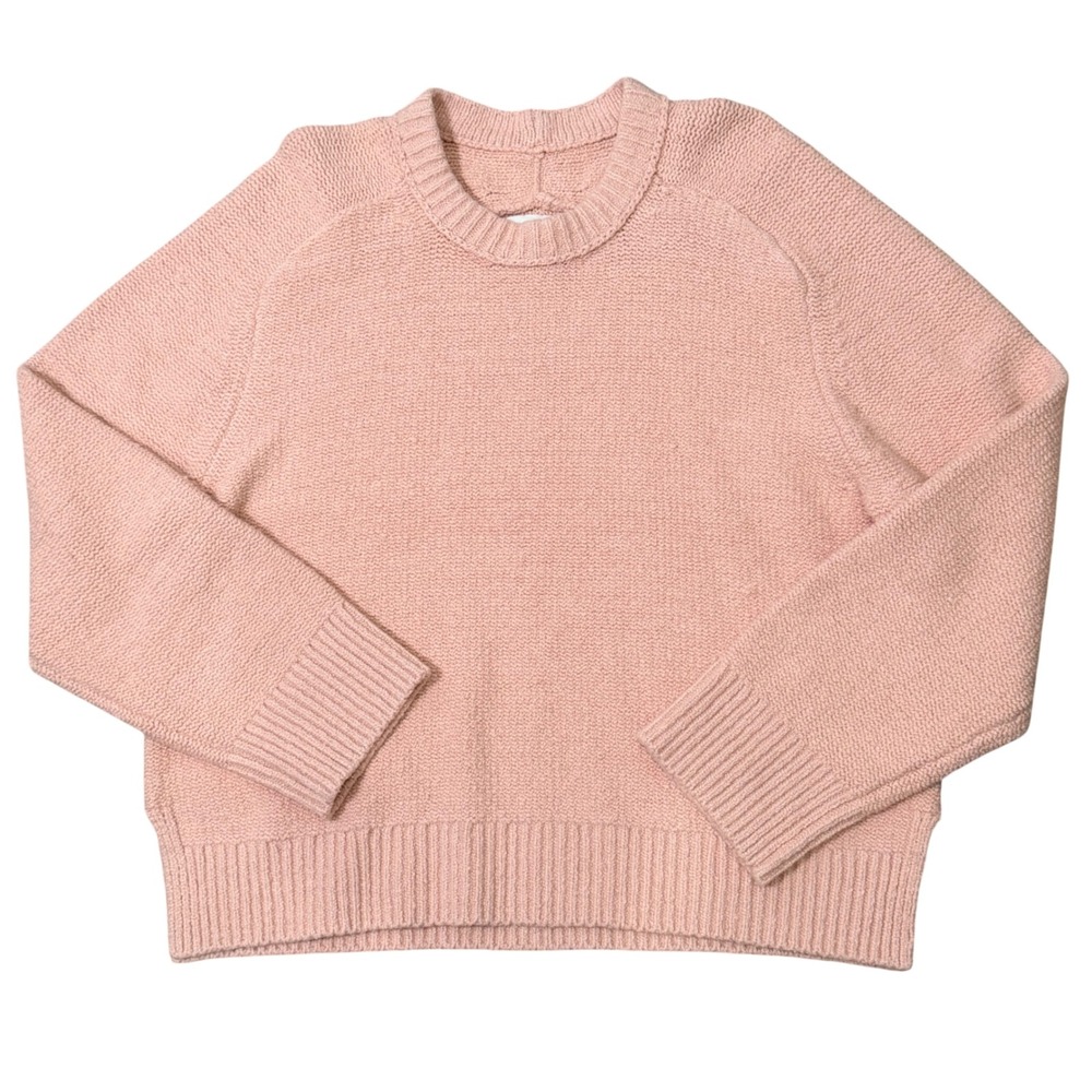 Abercrombie & Fitch Reverse Knit Blush Sweater NEW (M) Chunky Winter Staple